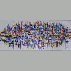 "Color Allure" Original Abstract by Artist Konnie K